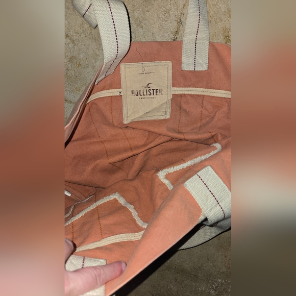 Hollister Light Orange Tote - Picture 2 of 2